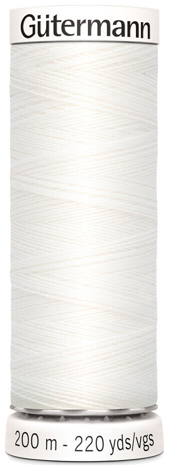 Image of Gütermann Nähfaden Allesnäher 200 m weiss 0800