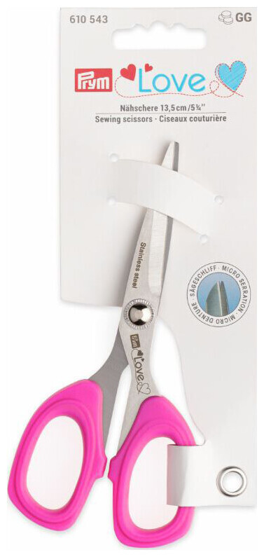 Image of Prym Love Nähschere pink 13.50 cm 1 Stk. Micro Serration