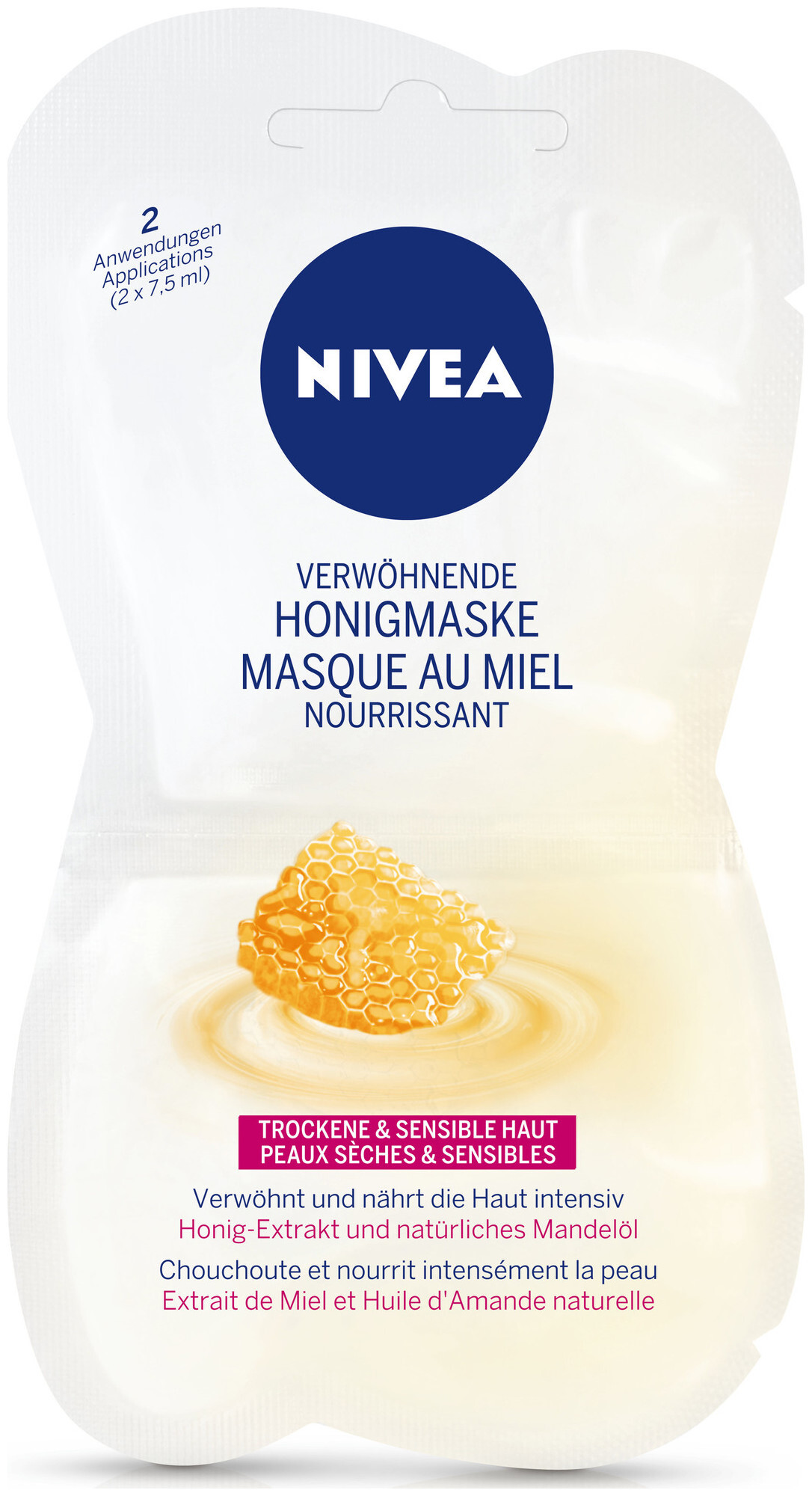 Image of Nivea Verwöhnende Honigmaske