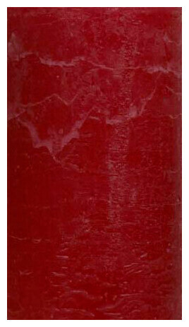 Image of Inhouse Zylinderkerze Rustic 60x100 Rot