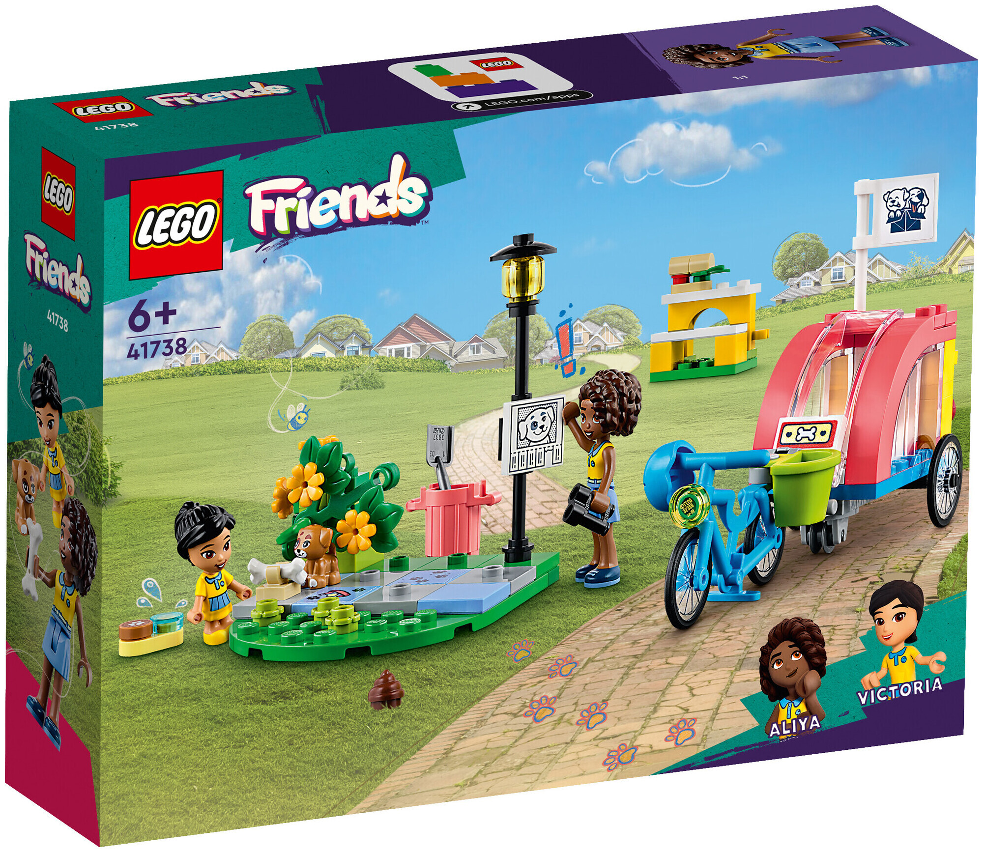 Image of Lego Friends Lego® Friends 41738 Hunderettungsfahrrad 6+ Jahre