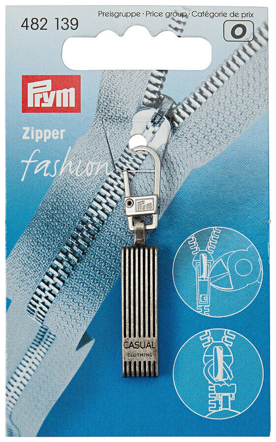 Image of Prym Fashion-Zipper Casual altsilber 1 Stk.