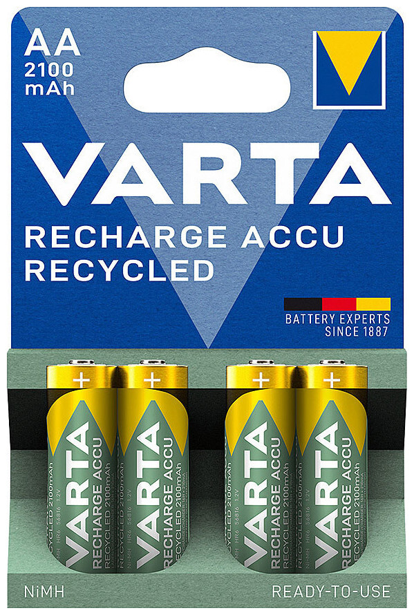 Image of Varta Accu Recycled Aa/Lr6 2100mAh 4 Stück