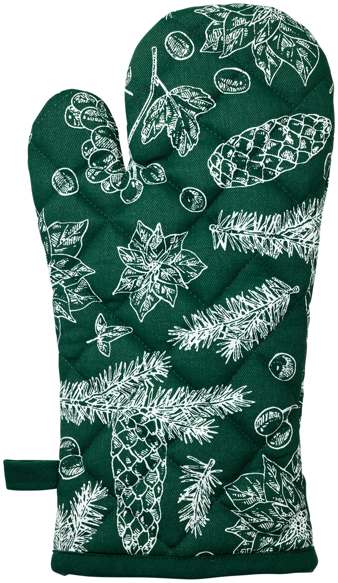 Ofenhandschuh Winterwald Baumwolle