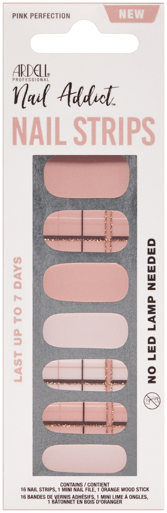 Image of Ardell Nail Strips Pink Perfection