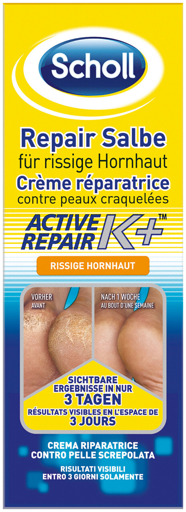 Image of Scholl Repair Salbe für rissige Hornhaut Active Repair K+