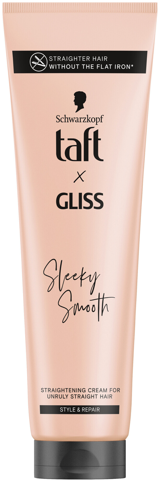 Image of Schwarzkopf Taft Straightening Cream Taft x Gliss Sleeky Smooth 150 ml