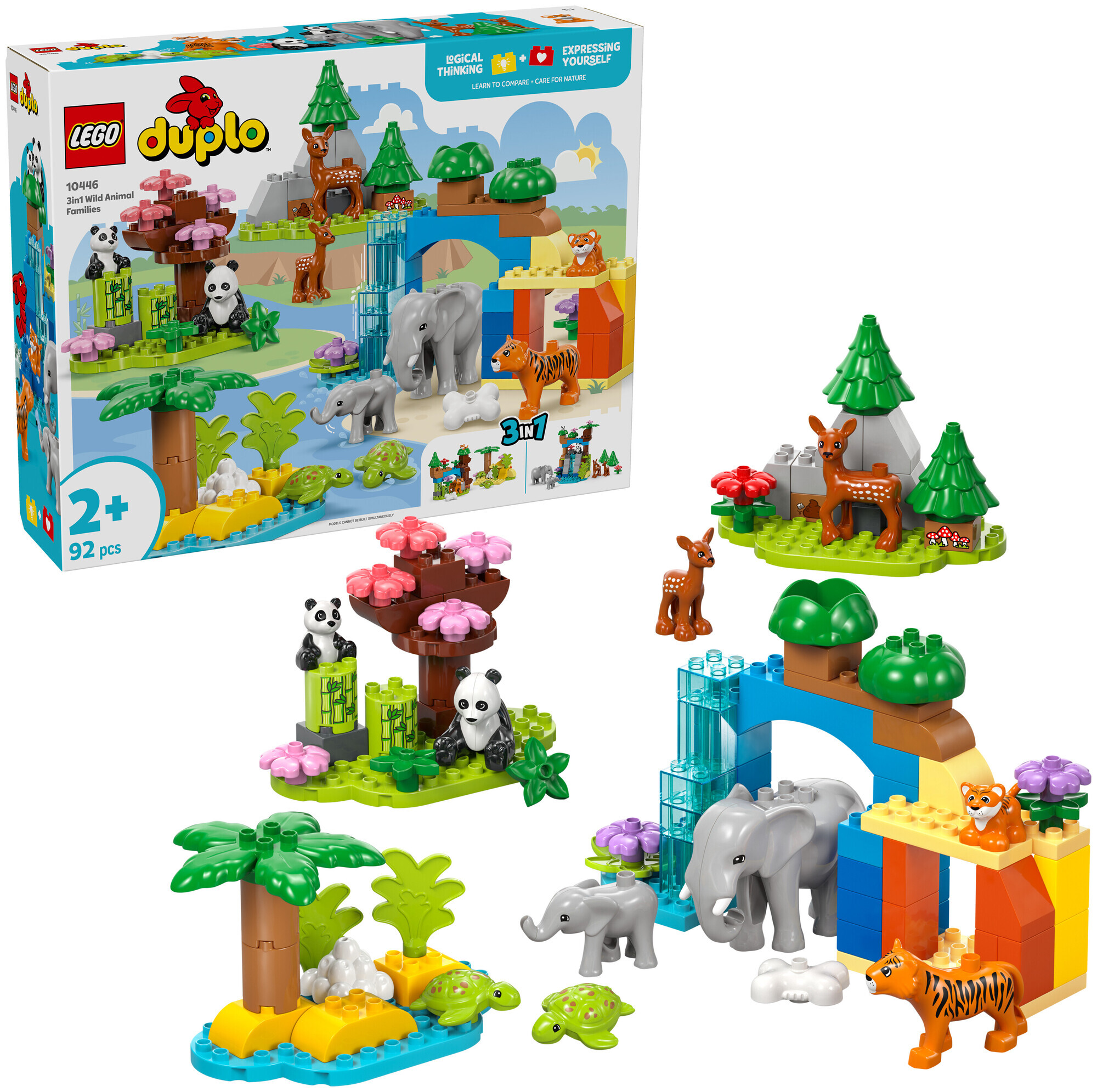 Image of Lego Duplo Lego® Duplo® 10446 Wildtier-Familien 3-in-1-Set