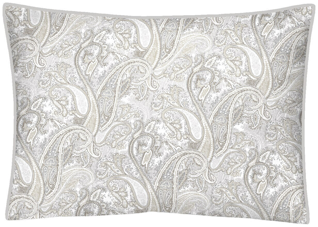 Image of Inhouse Kissen Gots Satin 50x70 Paisley silber