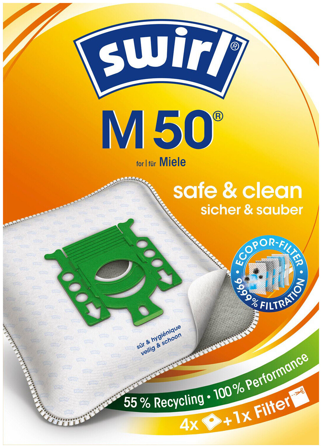 Image of Swirl Staubfilterbeutel M50 MicroPor Plus AirSpace