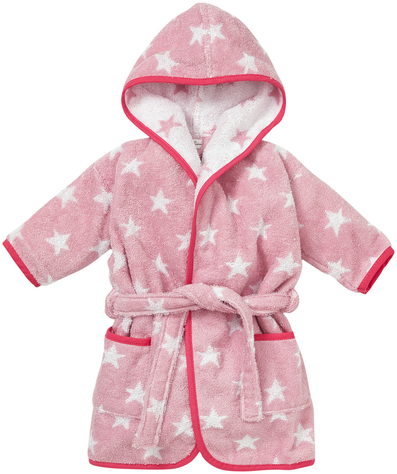 Image of Naturaline Textil Naturaline Baby Bademantel rosa 92