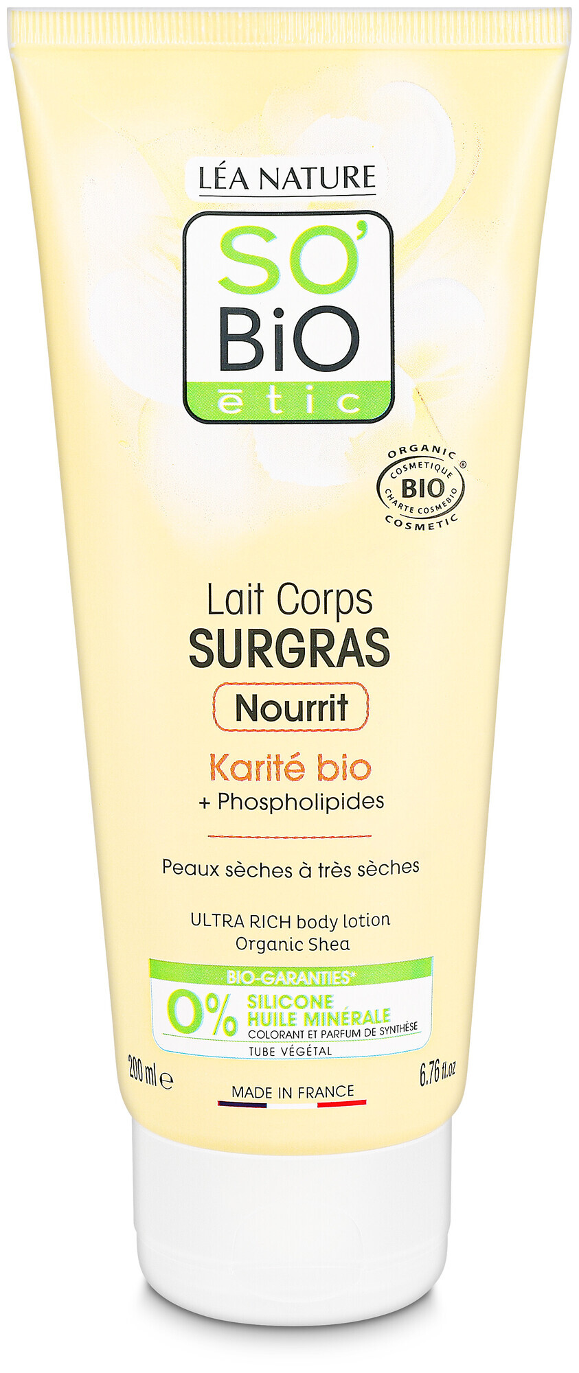 Image of LEA Nature So’bio Etic SO BiO étic Rückfettende Körpermilch Bio-Sheabutter 200Ml