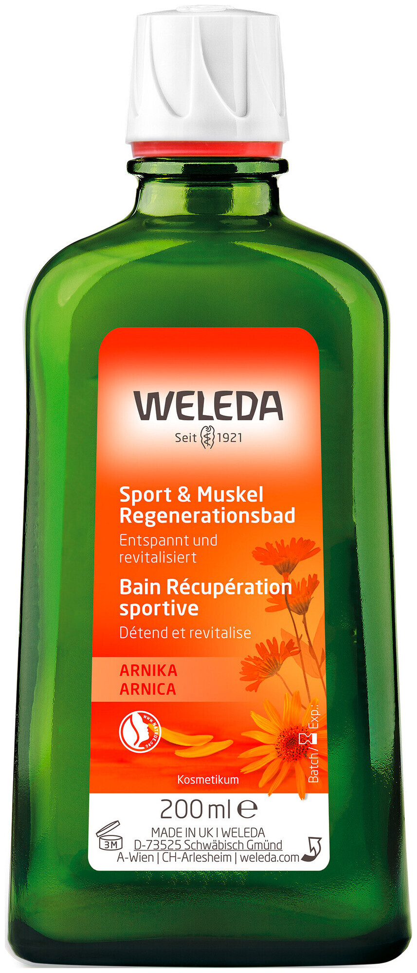 Bain récupération sportive Weleda Arnica
