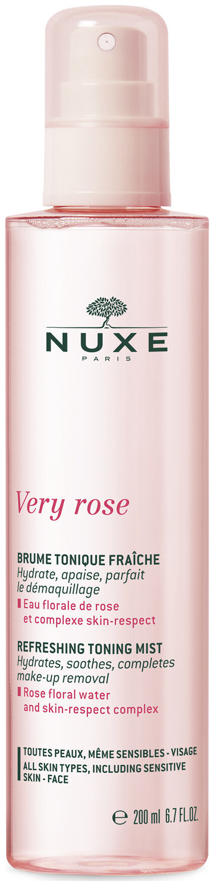 Image of Nuxe Very Rose Erfrischendes, belebendes Hautspray 200ml