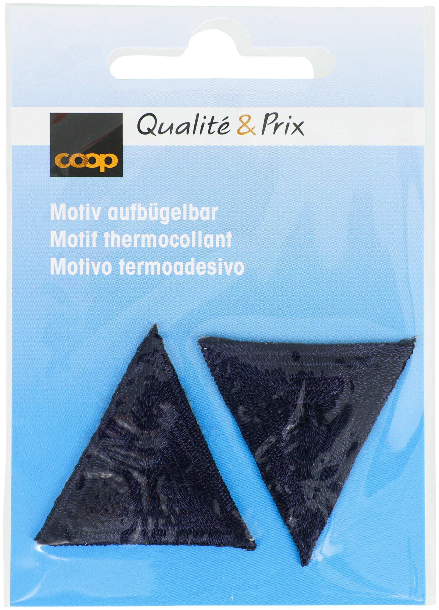 Image of Coop Applikation Dreieck dunkelblau