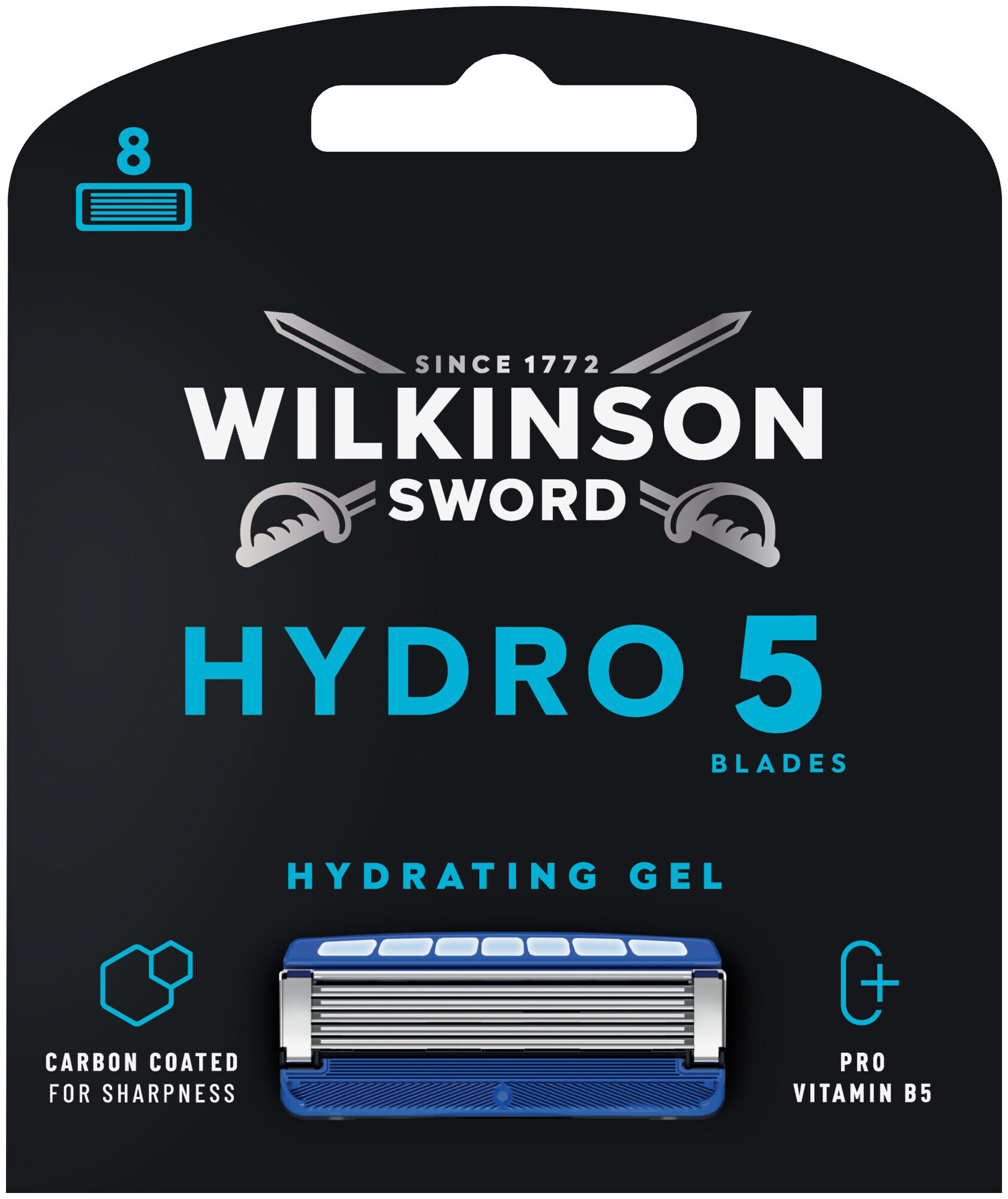 Image of Wilkinson Ersatz-Rasierklingen Hydro5 5-klingig 8 Stück