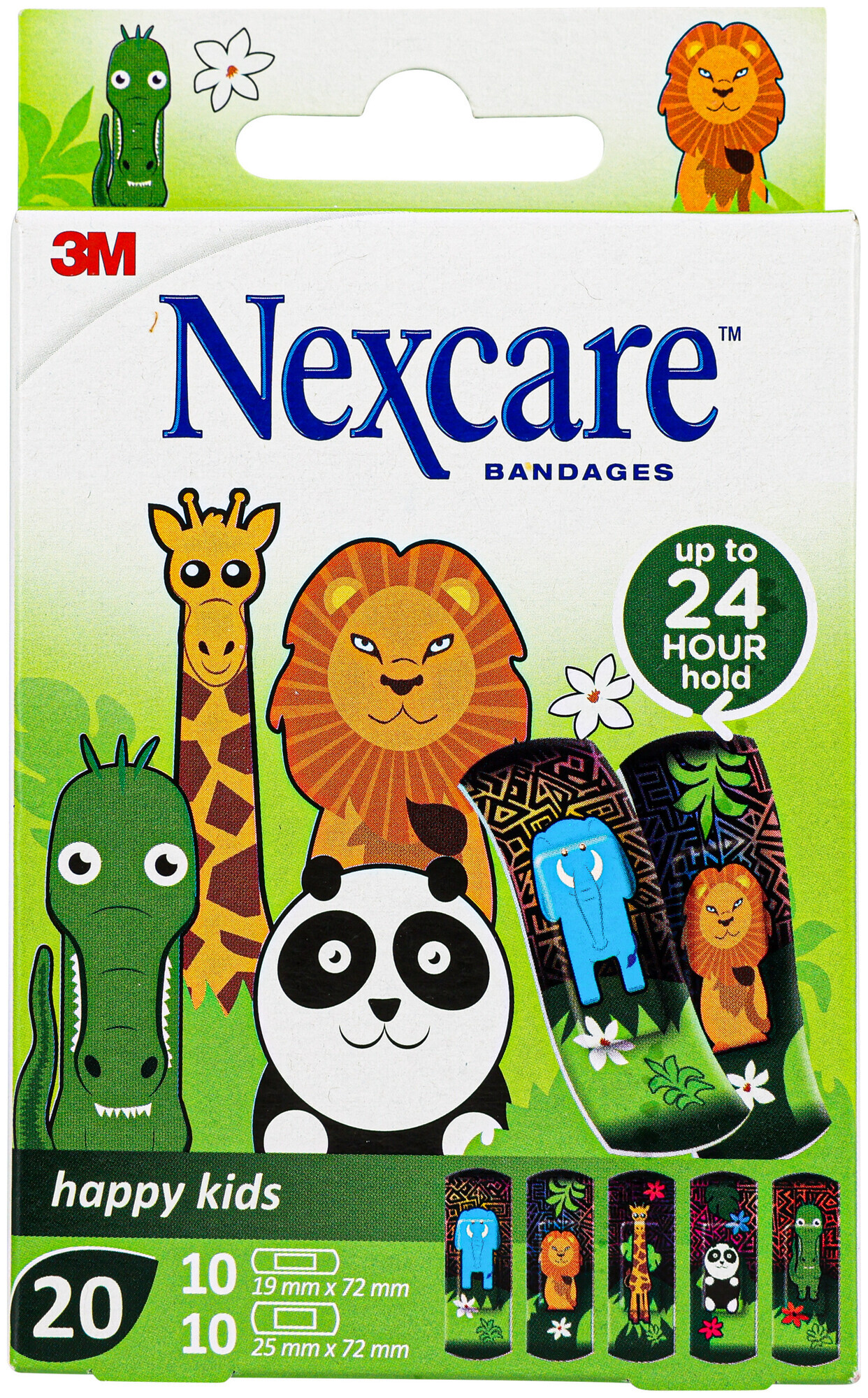 Image of Nexcare Pflaster Kids Tiere 20 Stück