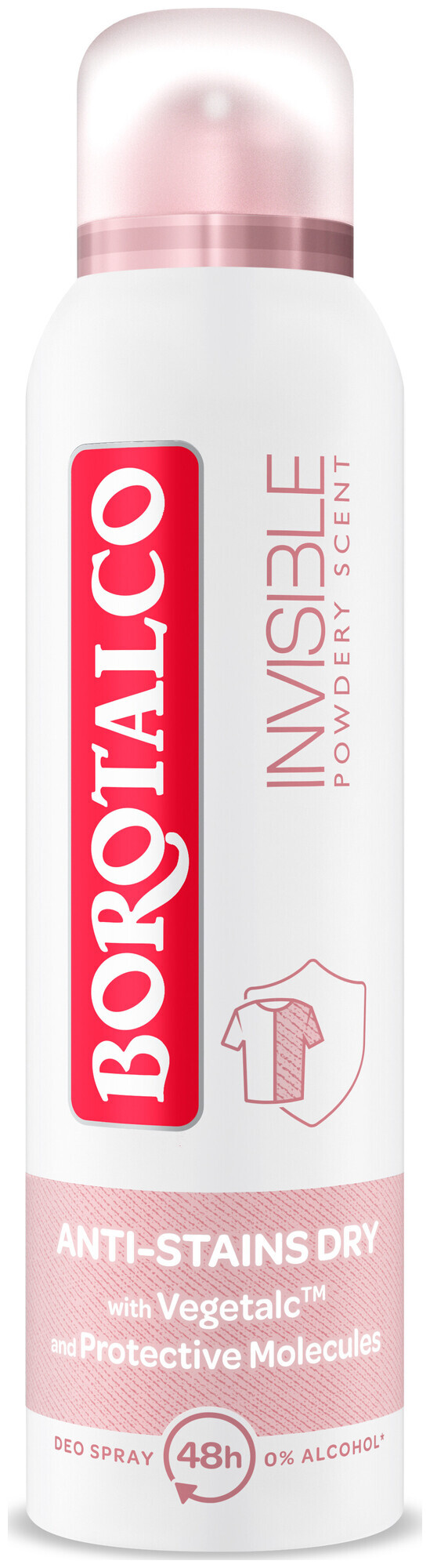 Image of Borotalco Deo Invisible Pink Spray 150ml
