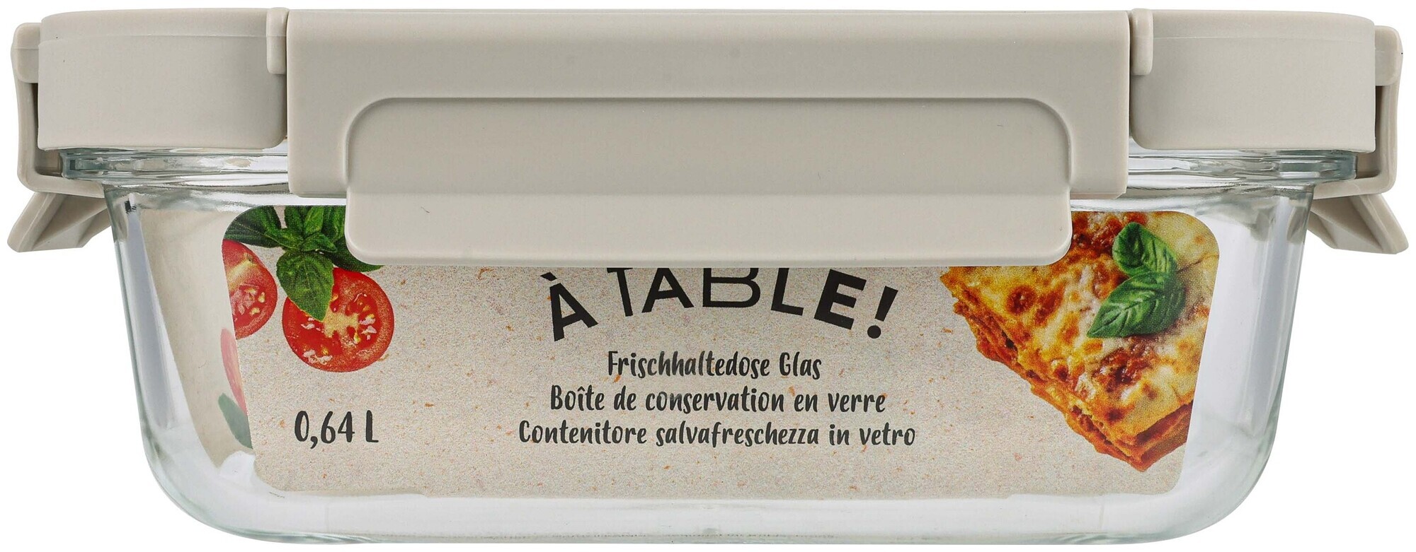 À Table! Frischhaltedose Glas 0.64l
