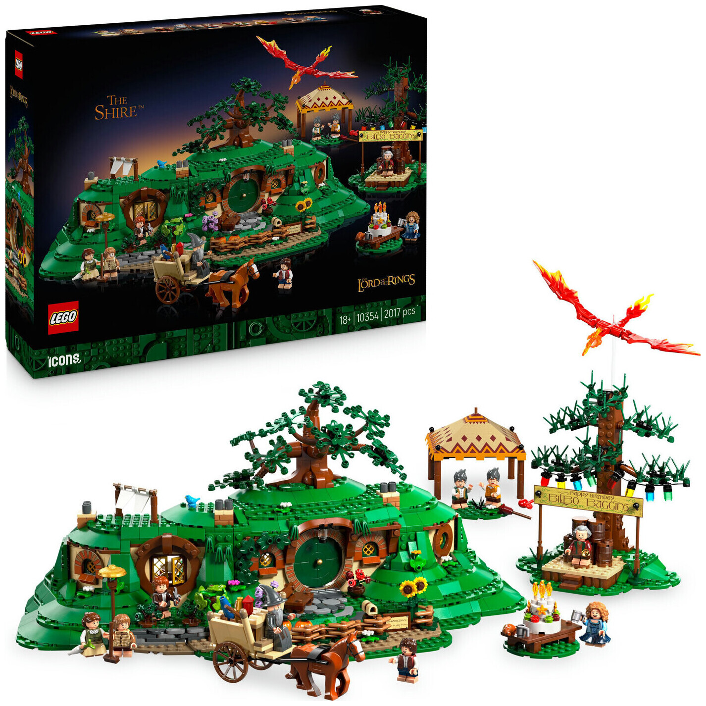 Image of Lego® Icons 10354 Der Herr der Ringe: Das Auenland (Lego® Rare Set) 18+ Jahre
