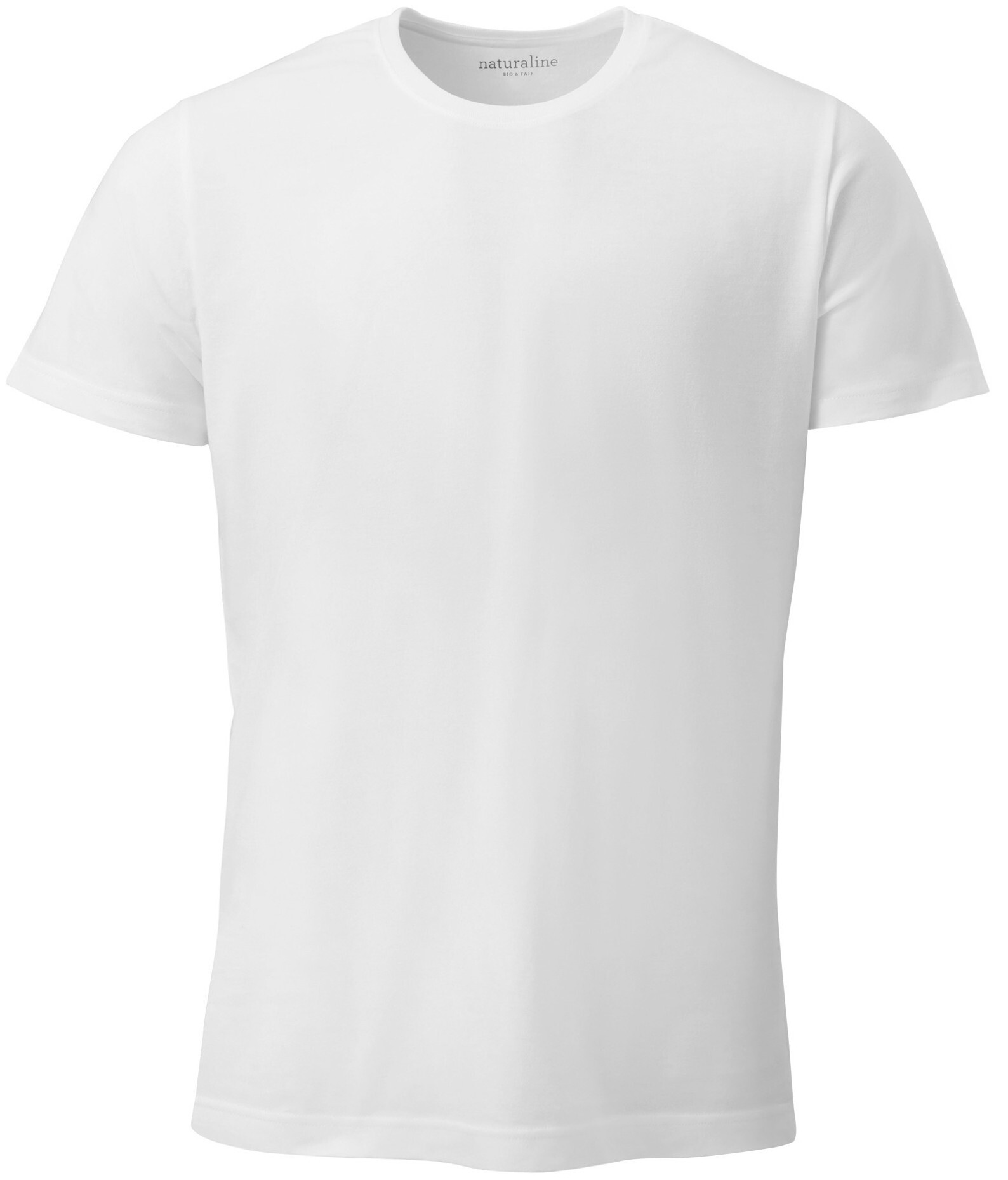 Naturaline Textil Naturaline Herren T-Shirt Kurzarm weiss XXL