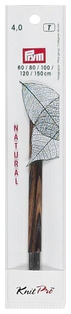 Image of Prym 1530 Nadelspitzen lang 4.00 mm, 11.6 cm, Birkenholz