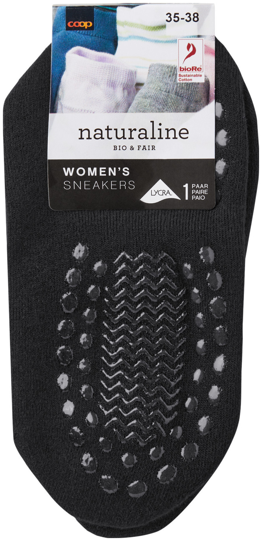 Image of Naturaline Textil Naturaline Damen Sneaker Yoga Schwarz 35 - 38