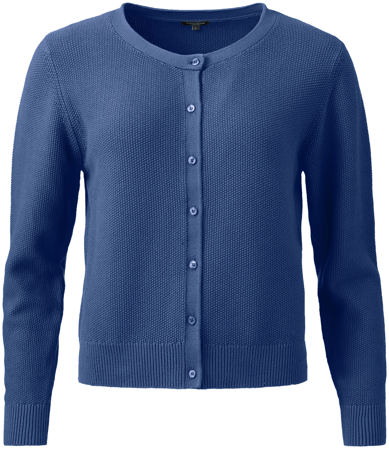 Image of Naturaline Textil Naturaline Damen Strickjacke blue L