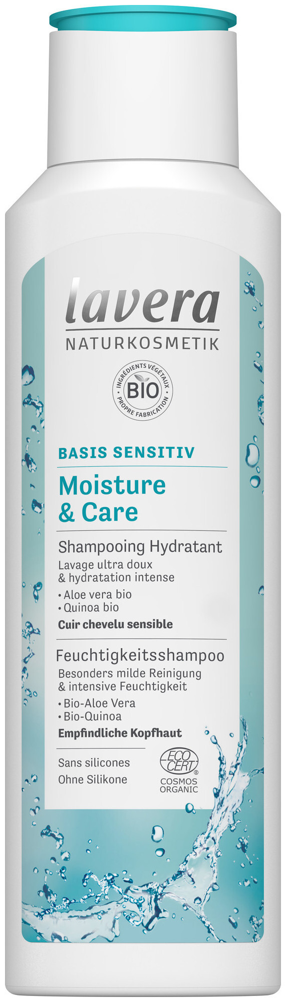 Shampooing Lavera Basis sensitiv Hydratant & soin