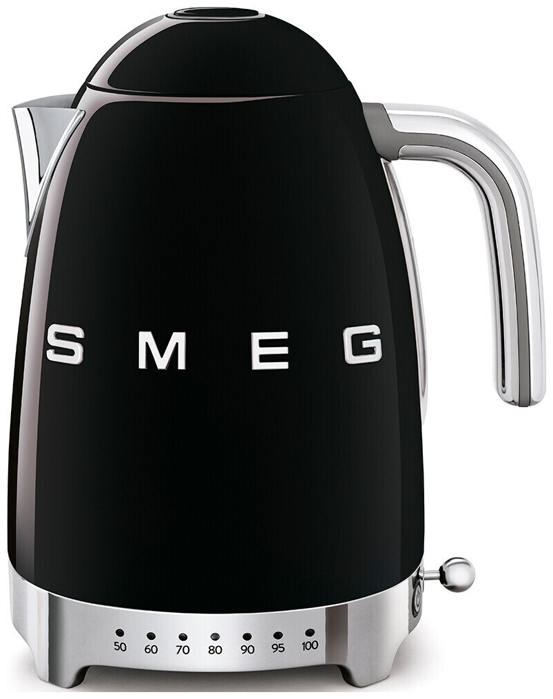 Image of Smeg Wasserkocher Klf04Bleu Schwarz mit Temperaturkontrolle