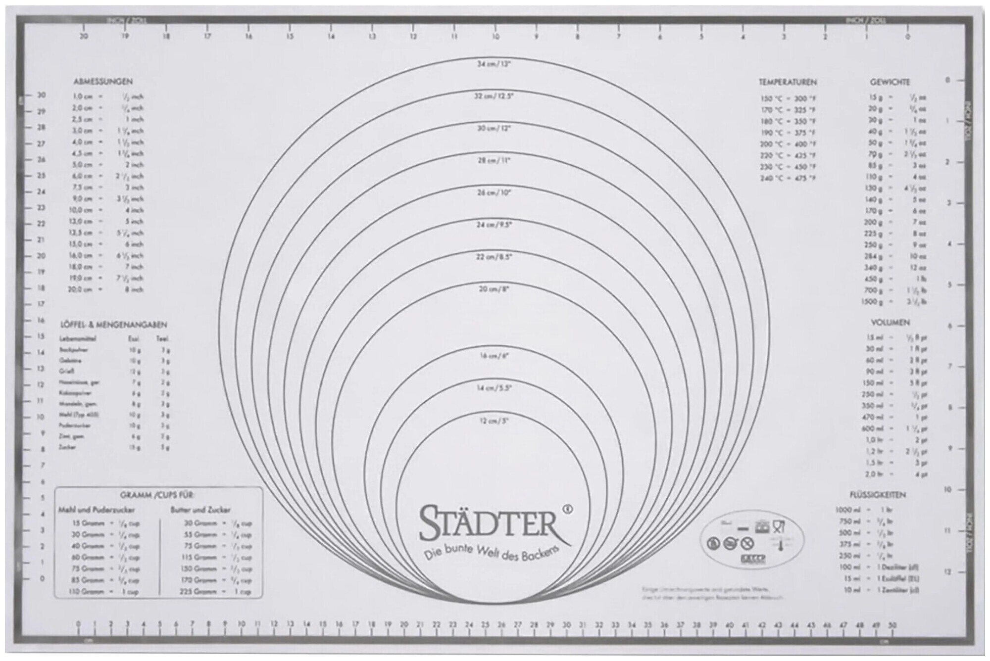 Image of Städter Silikon-Unterlage Maxi 60x40cm