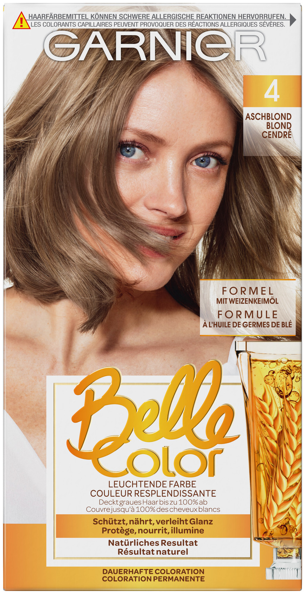 Image of Belle Color Haarfärbung 4 Aschblond