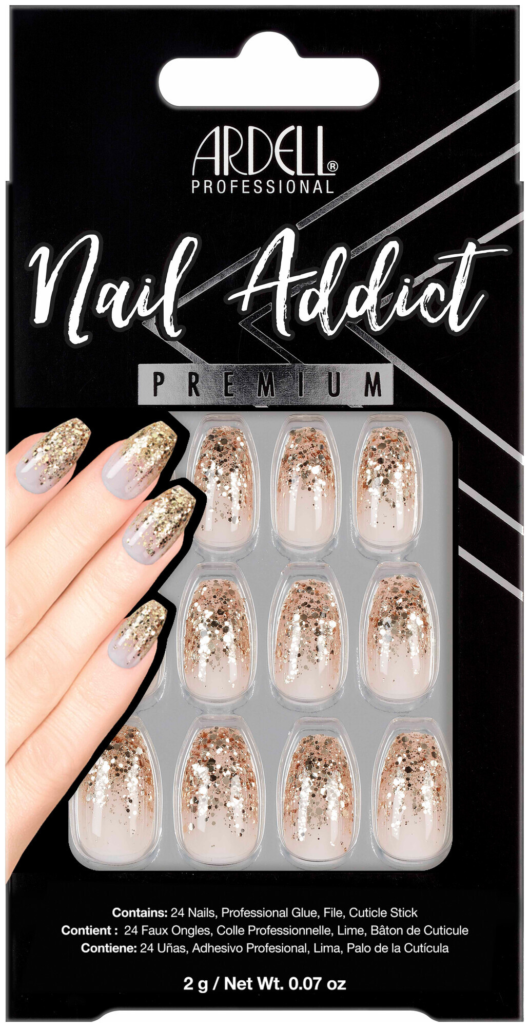 Image of Ardell Nail Addict Premium Dripping in Gold