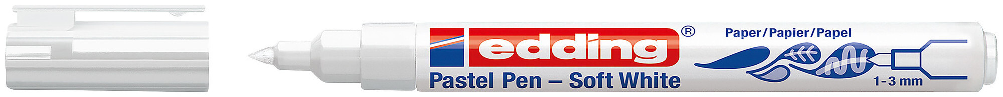 Image of edding Pastellpen 1500 weiss