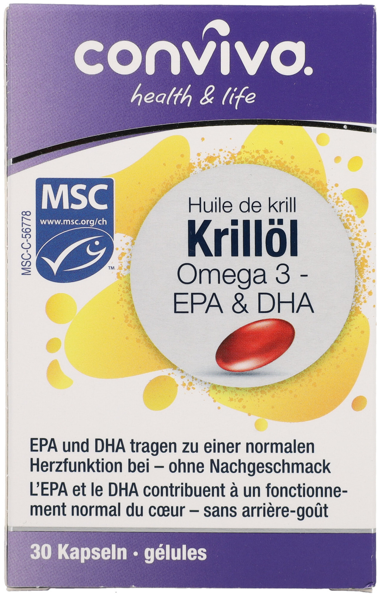 Image of Conviva Krillöl MSC 30 Stück