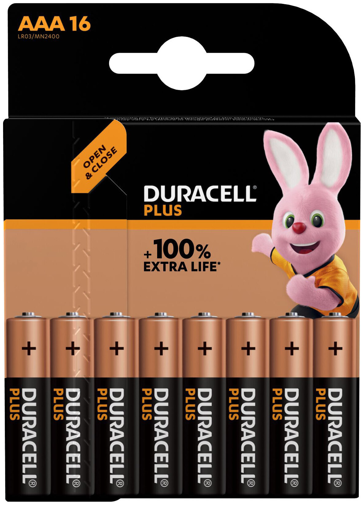 Image of Duracell Batterien Plus Aaa/Lr03 16 Stück