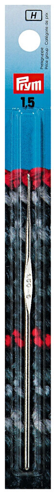 Image of Prym Häkelnadel ohne Griff, silber 1.50 mm, Karte, Aluminium