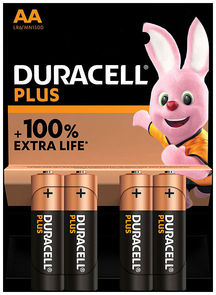 Image of Duracell Batterien Plus Aa/Lr6 4 Stück