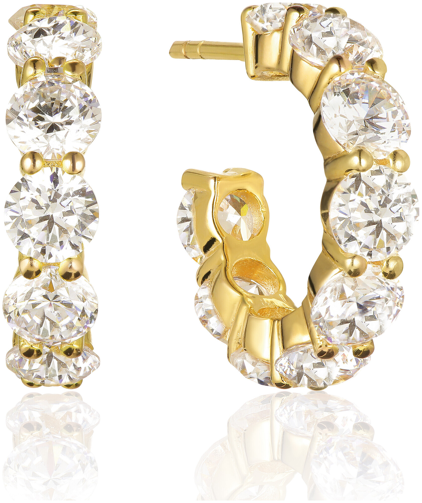 Sif Jakobs Sj-E42115-Cz-Sg boucle d'oreilles Belluno Creolo