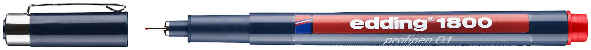 Image of edding Profipen 1800 0,25mm rot