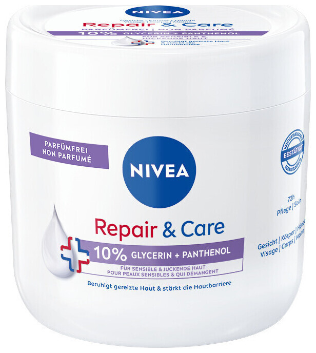 Image of Nivea Repair & Care Sensitive Repair Parfümfrei Creme (400 ml)