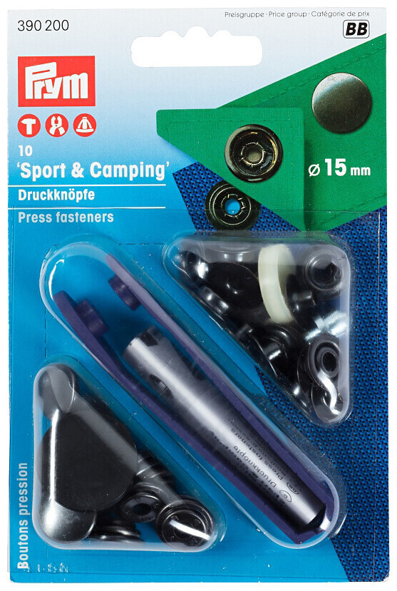 Prym Druckknopf Camping brüniert 15 mm 10 Stk.