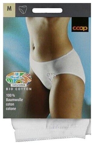 Naturaline Textil Naturaline Slip pour femme Blanche M