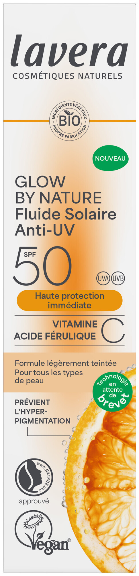Image of lavera Glow by Nature Anti-UV Fluid LSF 50