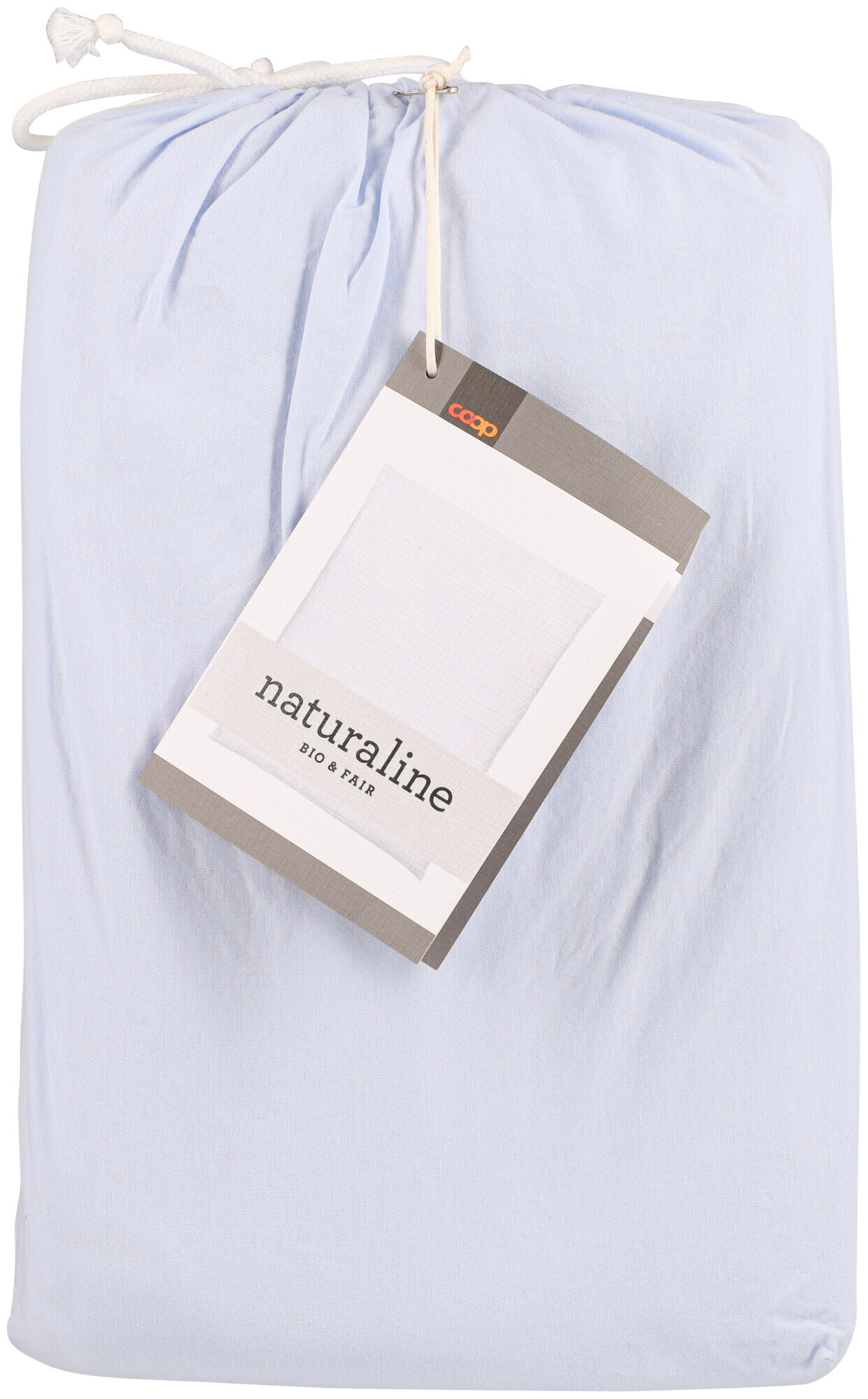 Naturaline Textil Naturaline fourre de duvet bleu claire 160x210 cm