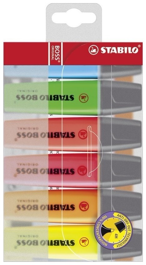 Image of Stabilo Leuchtstift Boss Original 6er Etui
