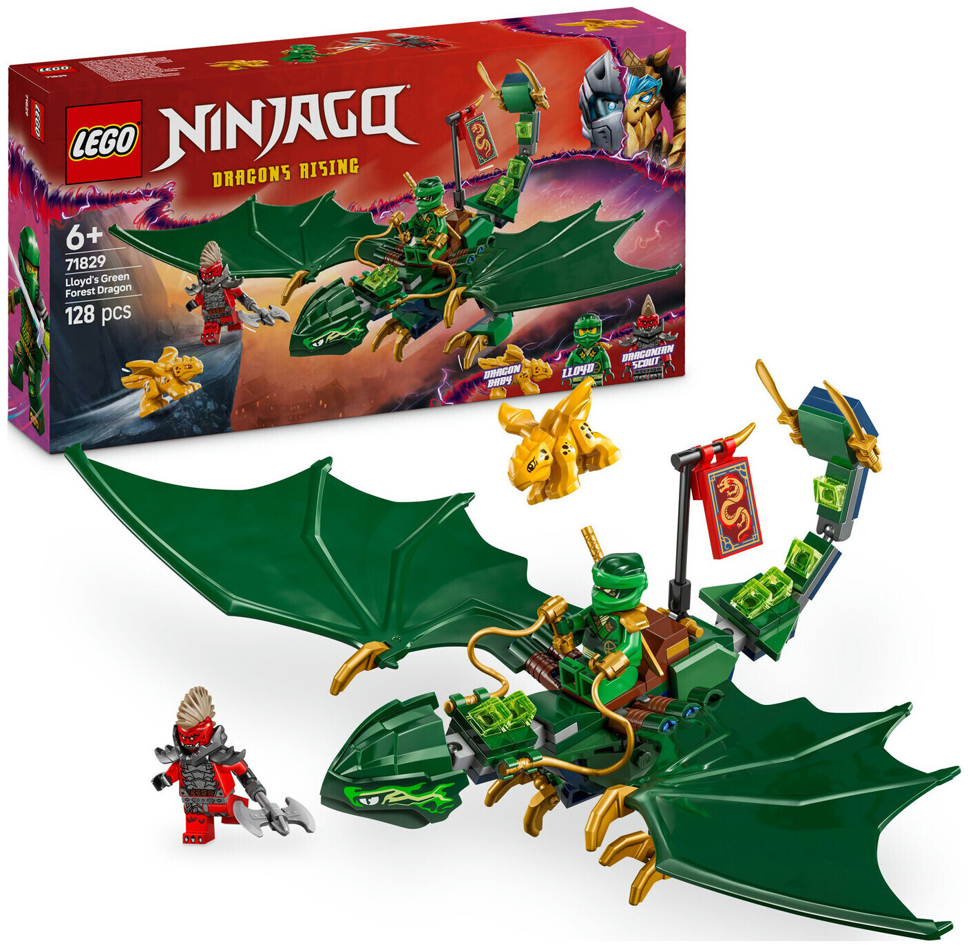 Image of Lego Ninjago Lego® Ninjago 71829 Lloyds grüner Walddrrache ab 6 Jahren