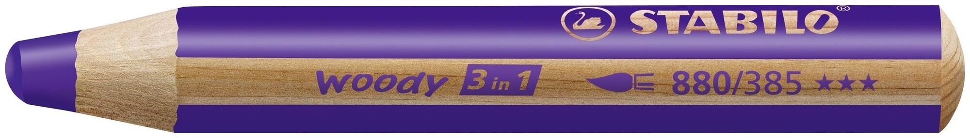 Image of Stabilo Malstift woody 3 in violett