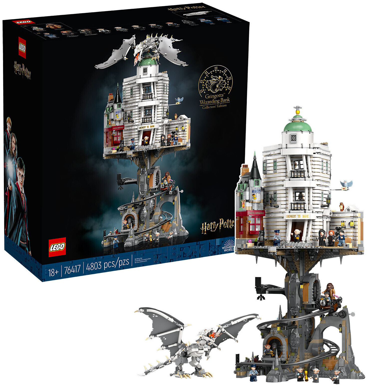 Image of Lego® Harry Potter™ 76417 Gringotts™ Zaubererbank – Sammleredition (Lego® Rare Set)
