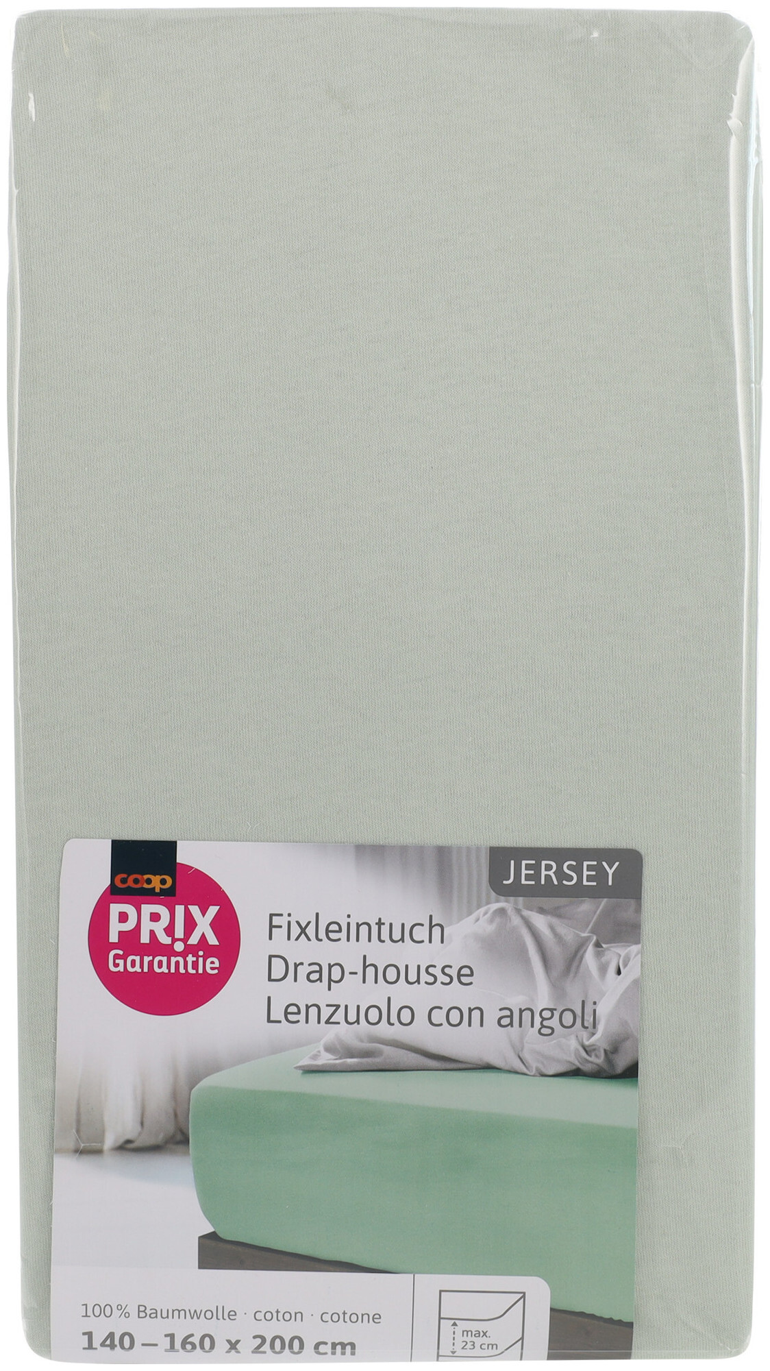 Image of Prix Garantie Fixleintuch Jersey linde 160x200cm